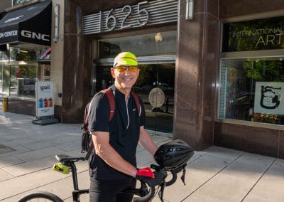 Dr. Phillips biking around Washington, DC